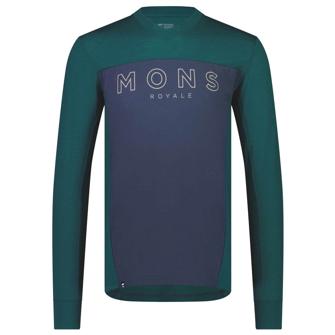 Велосипедный трикотаж Mons Royale Redwood Enduro VLS, цвет Evergreen/Midnight