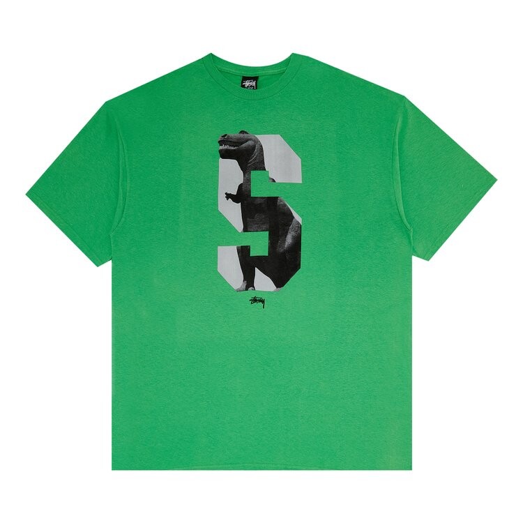 

Футболка Stussy S Dino 'Green', зеленый
