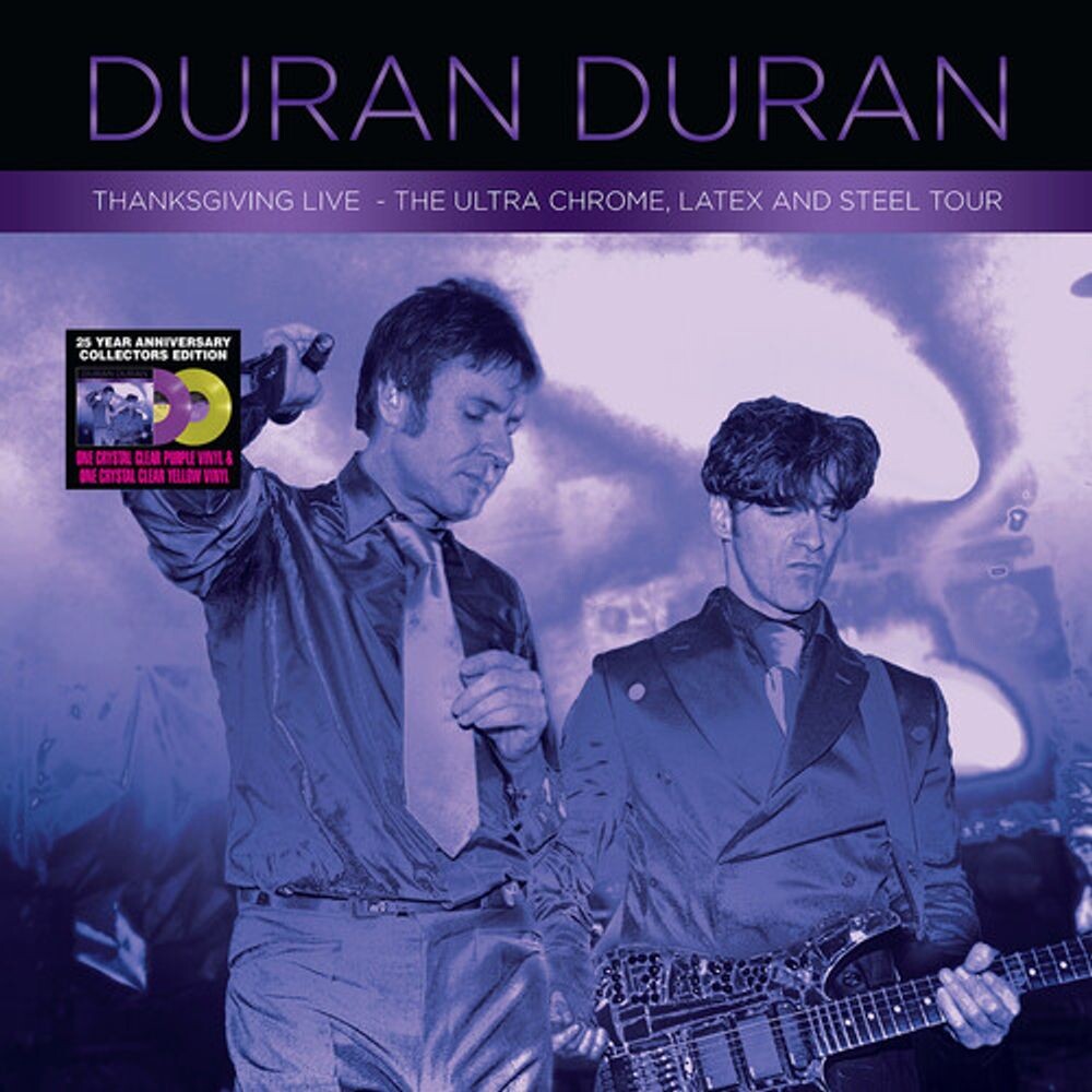 

Виниловая пластинка LP Thanksgiving Live: The Ultra Chrome, Latex & Steel Tour [25th Anniversary Edition Purple/Yellow Vinyl] - Duran Duran