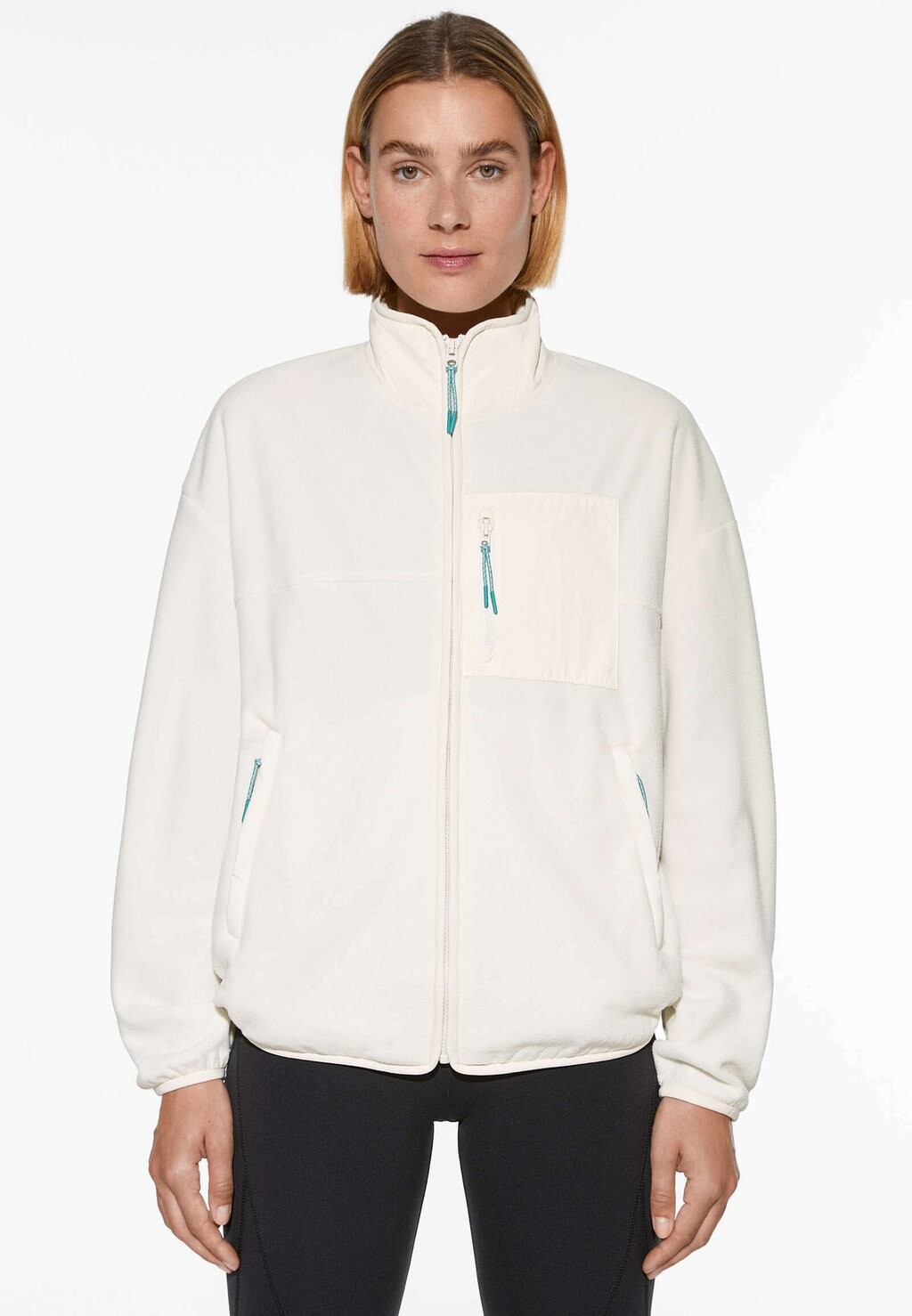 

Флисовая куртка OYSHO, цвет white