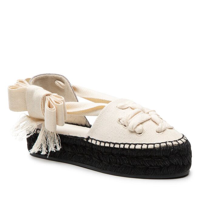 

Эспадрильи Tory Burch WovenBouble T, бежевый