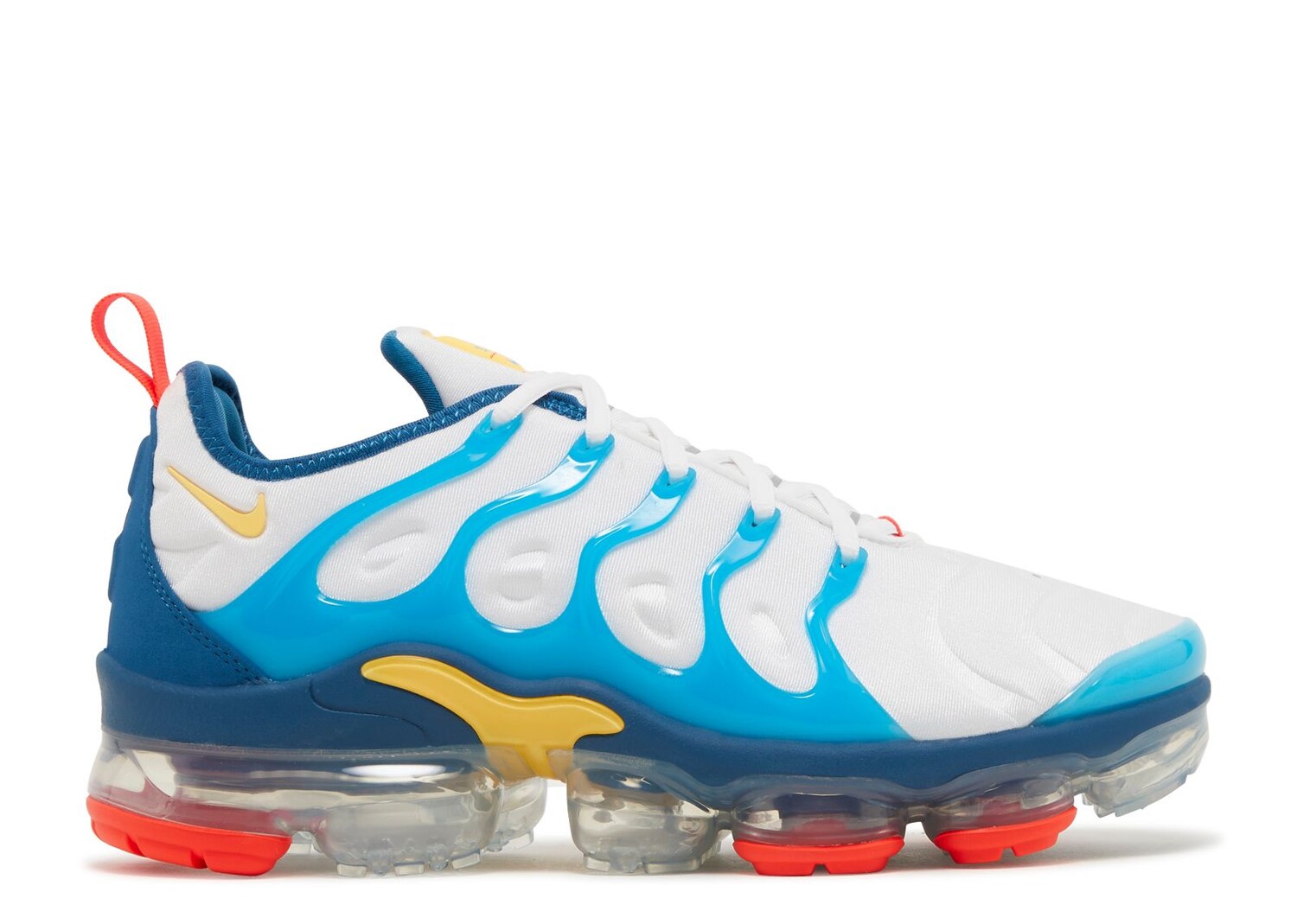 

Кроссовки Nike Air Vapormax Plus 'Industrial Blue Citron', белый, Белый;серый