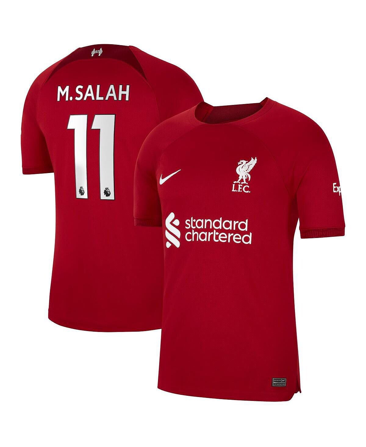 

Мужская домашняя футболка игрока Red Liverpool 2022/23 Мохамеда Салаха Nike