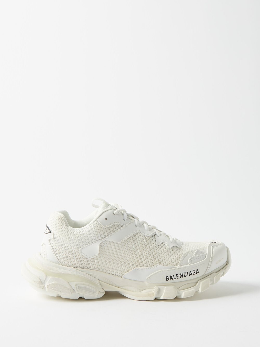 

Кроссовки track.3 из сетки и нейлона с эффектом разрушения Balenciaga, белый