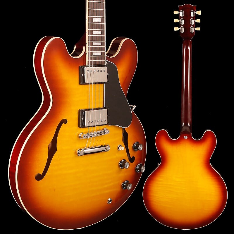 

Электрогитара Gibson ES-335 Figured Top, Iced Tea 7lbs 13.1oz