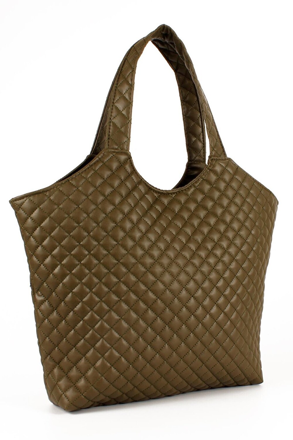 

Женская стеганая повседневная сумка YSL Cut большого размера (1729) Luwwe Bags, хаки