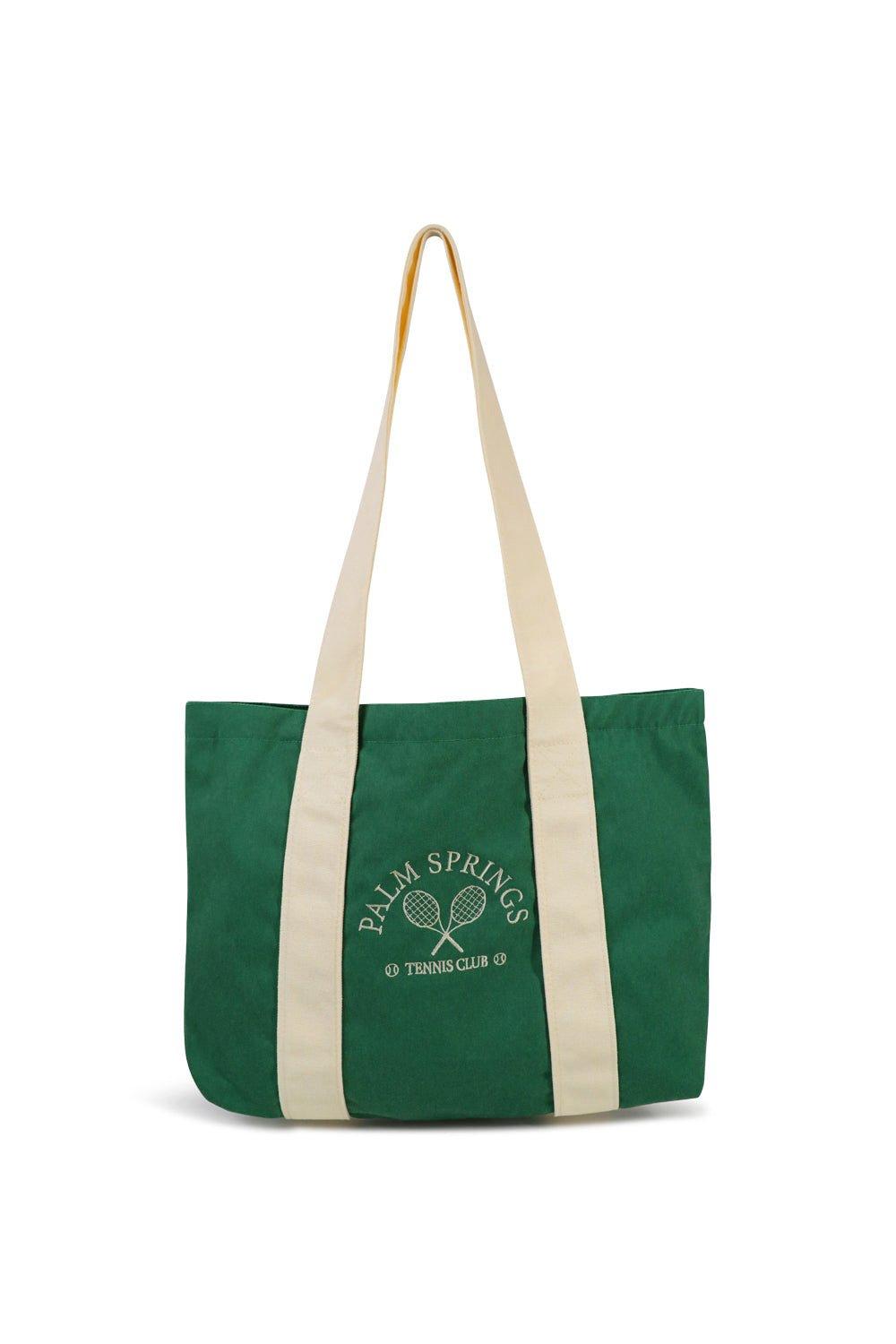 Большая большая сумка Palm Springs My Accessories London, зеленый кепка с логотипом my accessories london бежевый