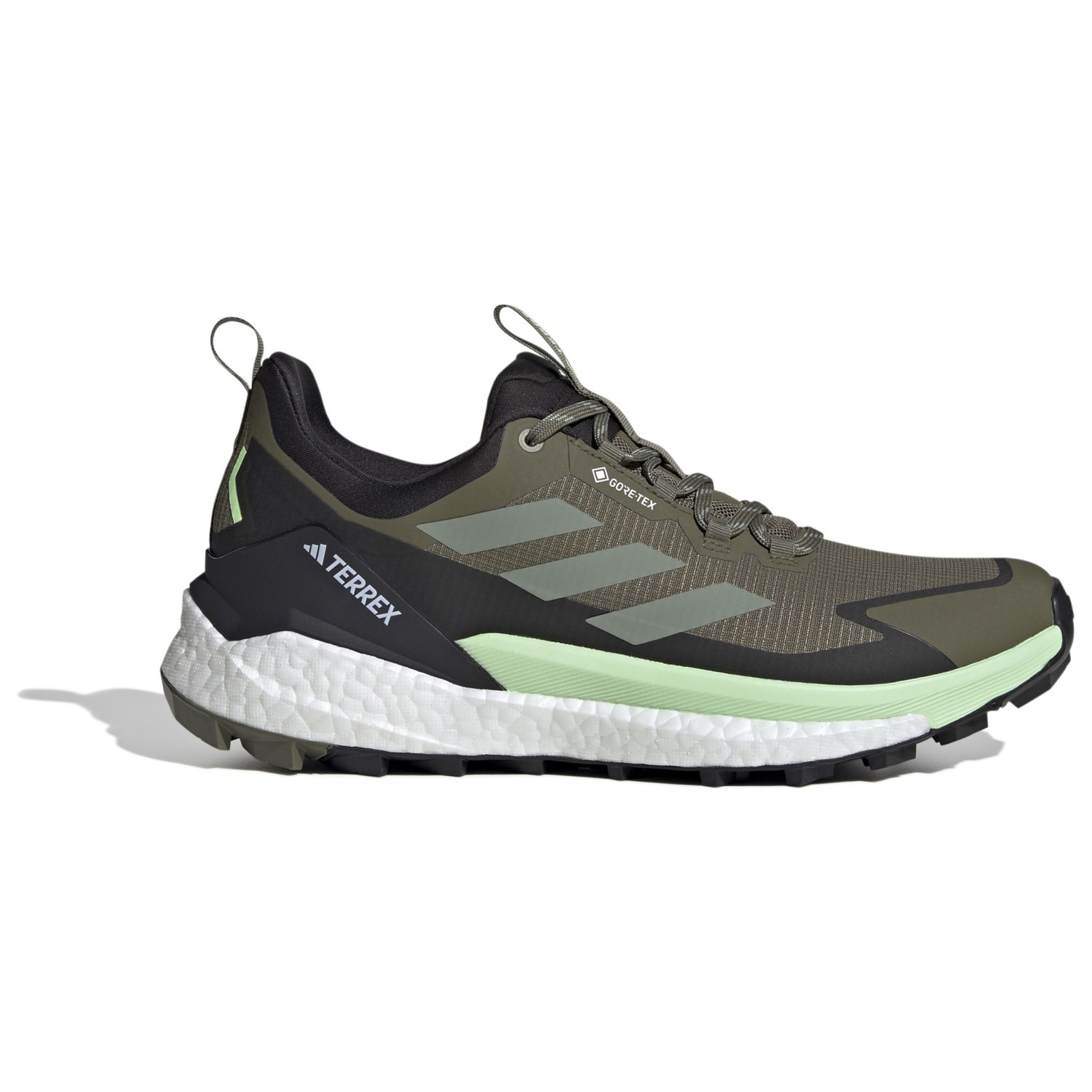Мультиспортивная обувь Adidas Terrex Terrex Free Hiker 2 Low GTX, цвет Olive Strata/Silver Green/Core Black