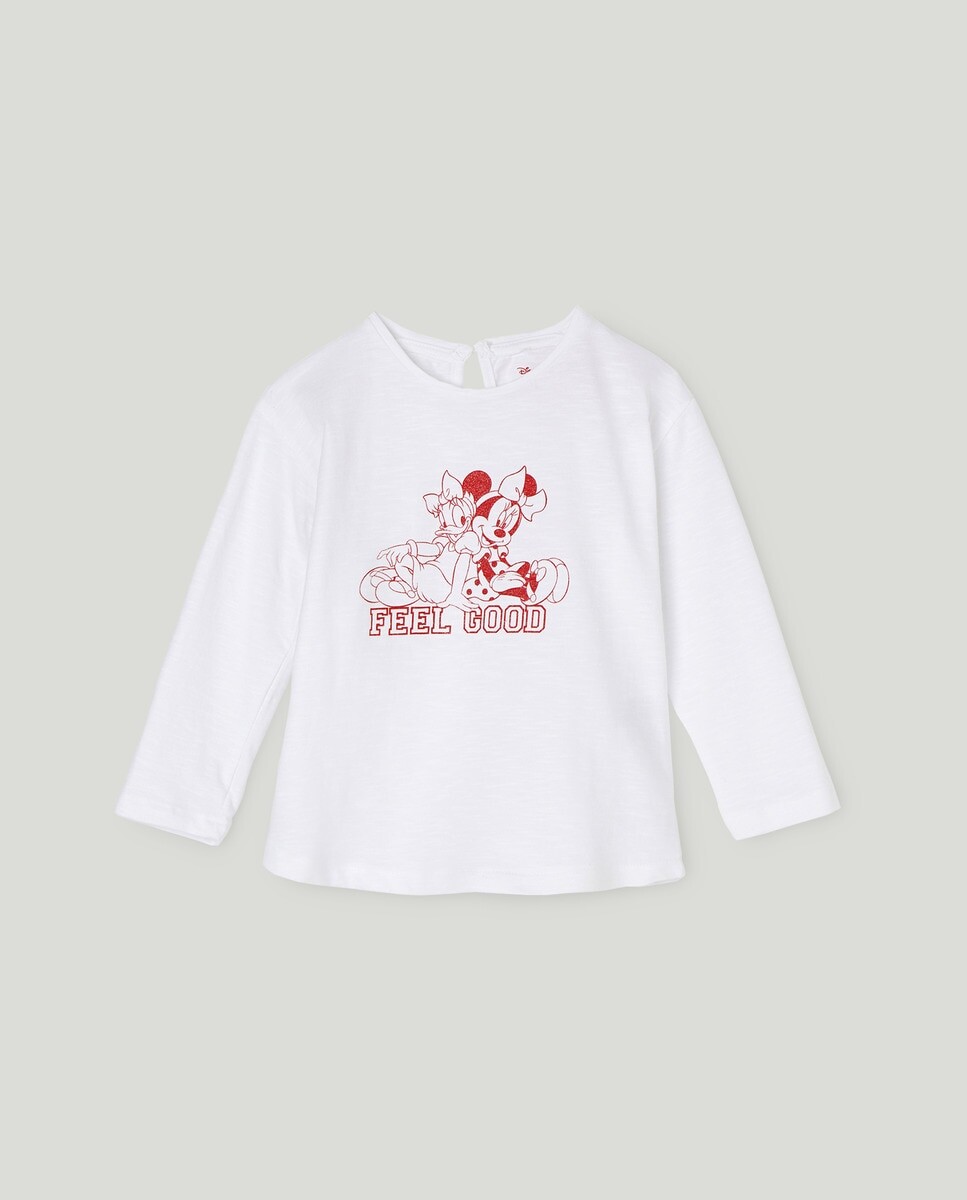 

футболка с длинными рукавами Минни Baby El Corte Inglés, белый