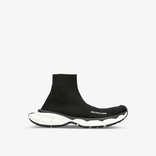 

Низкие кроссовки эластичной вязки 3xl sock Balenciaga, черный