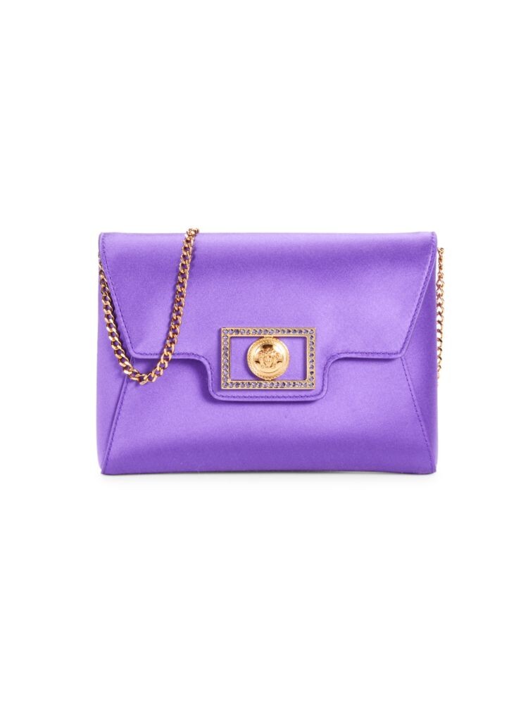 

Миниатюрная сумка через плечо с декором Medusa Versace, цвет Dark Orchid