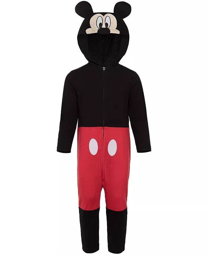 

Комбинезон на молнии с Микки Маусом Goofy Pluto для мальчиков и новорожденных Disney, черный