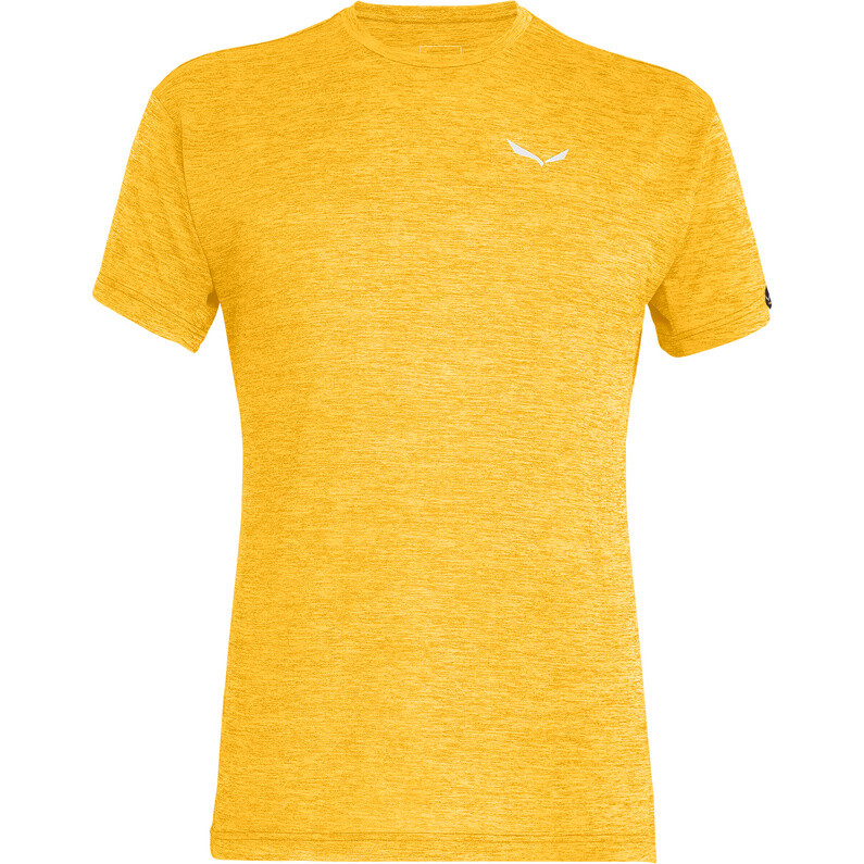 

Мужская футболка Puez Melange Dry Salewa, желтый