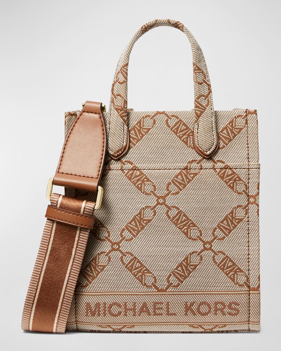 

Сумка-тоут Gigi XS North-South с монограммой через плечо MICHAEL Michael Kors