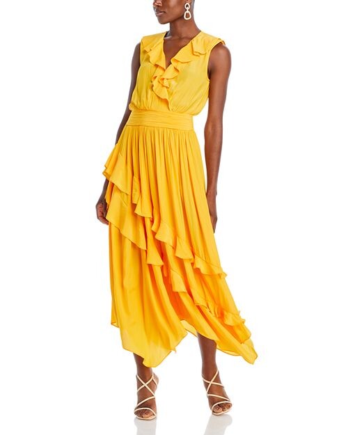 

Платье Hadlee с рюшами Ramy Brook, цвет Orange