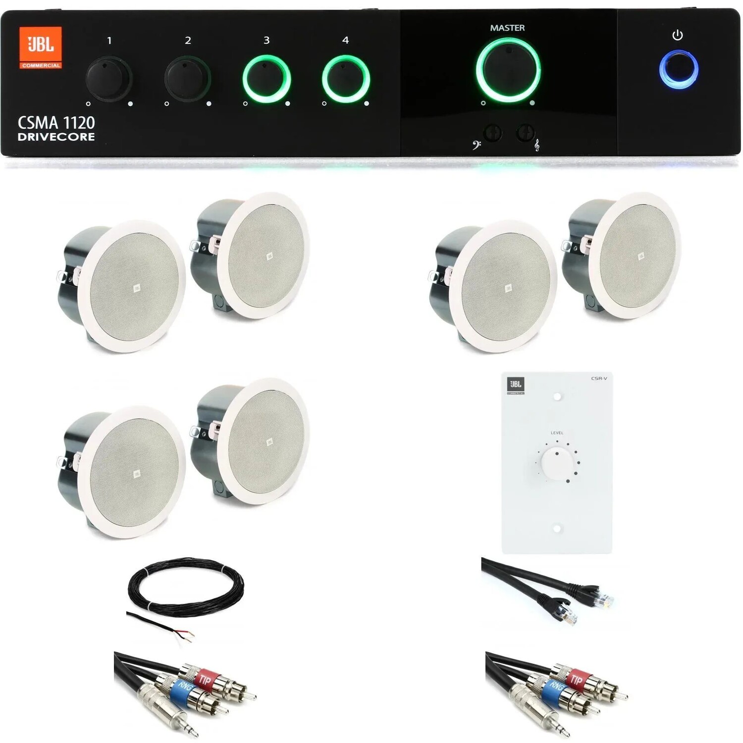 

Система JBL 70 В — 1200 квадратных футов для подвесного потолка