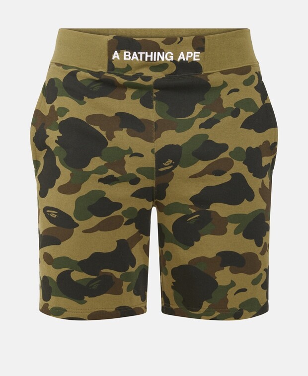 

Шорты-бермуды A Bathing Ape, зеленый