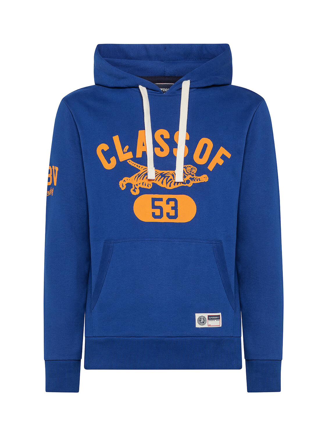 

Толстовка с капюшоном и принтом Superdry, синий