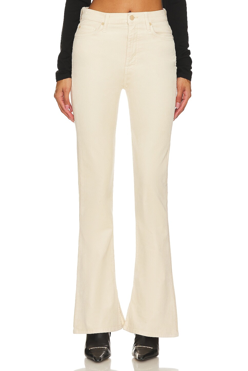 

Ботинки 7 For All Mankind Ultra High Rise Skinny, цвет Tapioca