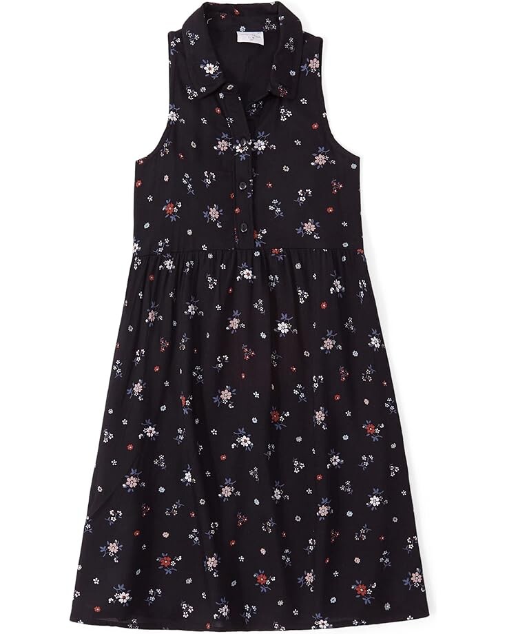 

Платье Abercrombie Collared Shirtdress, цвет Black Floral