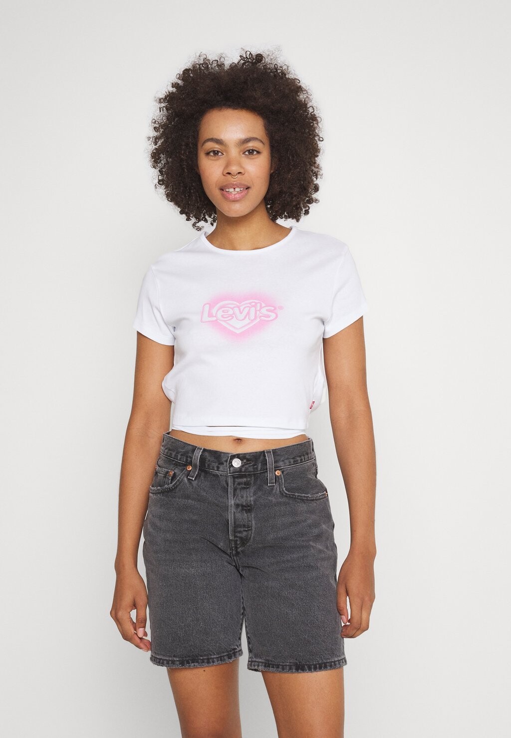 

Футболка с принтом Levi's, Серый