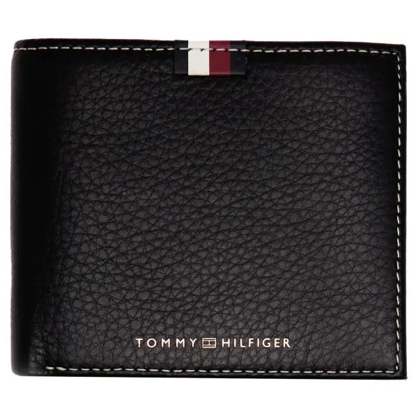 

Кожаный кошелек Tommy Hilfiger, черный