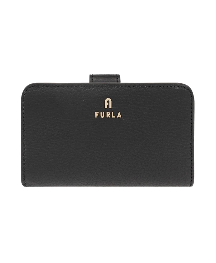 

Кожаный кошелек с логотипом Furla, черный