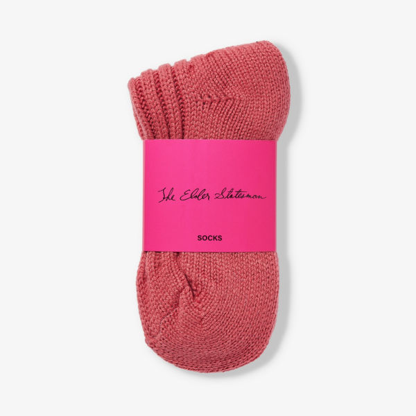 Кашемировые носки yosemite до щиколотки The Elder Statesman, цвет rosehip