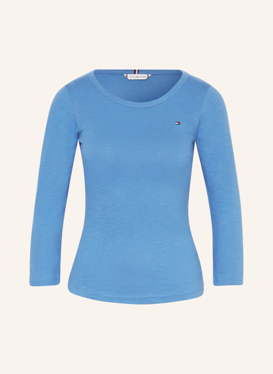 

Лонгслив TOMMY HILFIGER, светло-синий