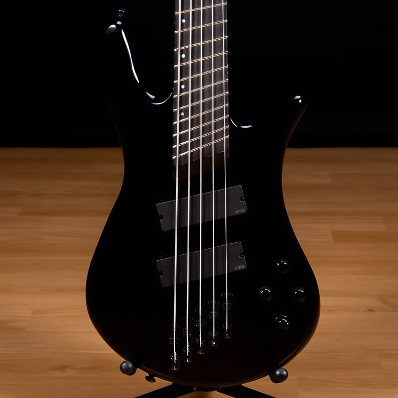 Басс гитара Spector NS Dimension HP 5 Bass Guitar - Solid Black Gloss SN W230471
