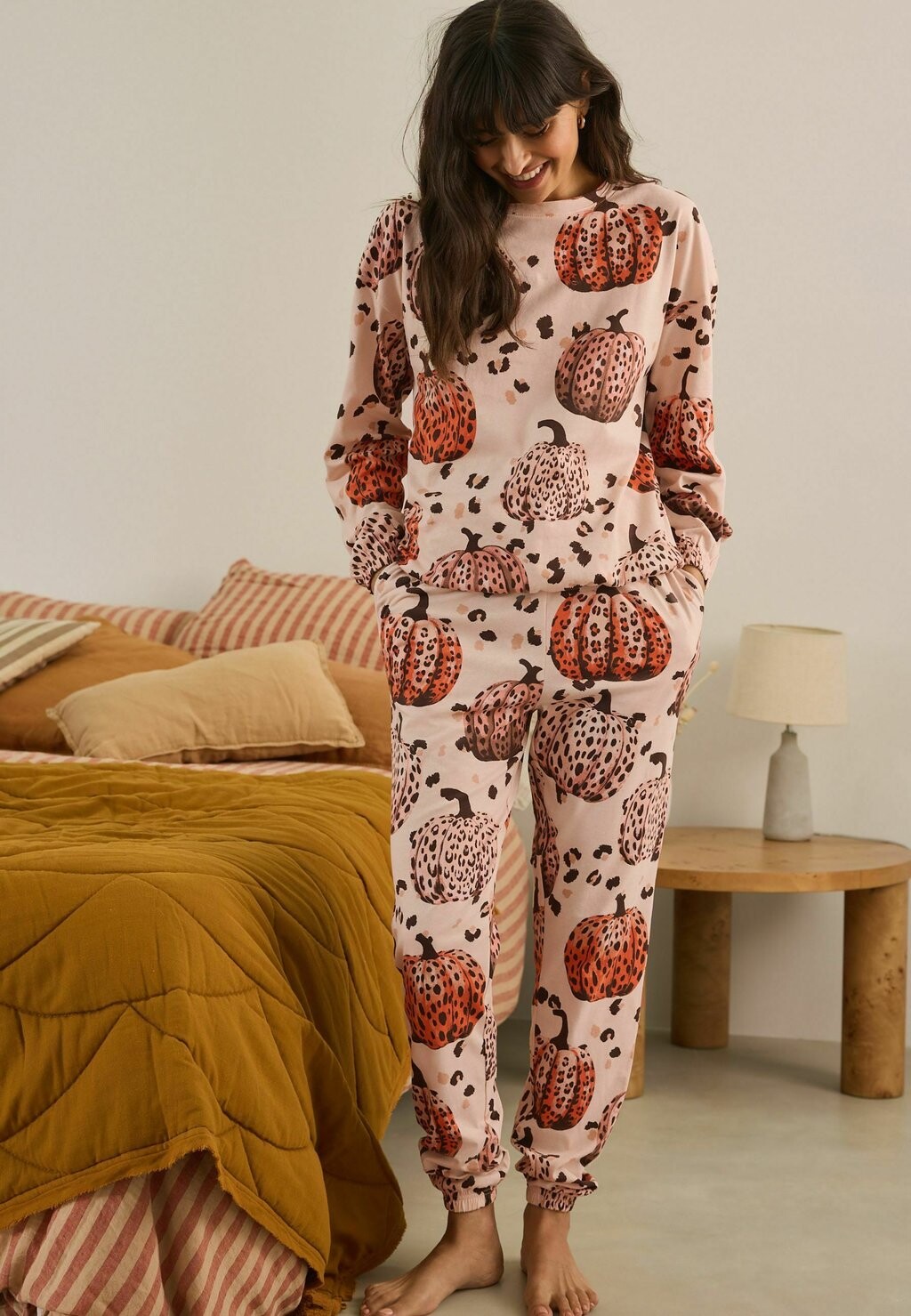 

Пижамный комплект LONG SLEEVE PETITE -SET Next, светло-коричневый