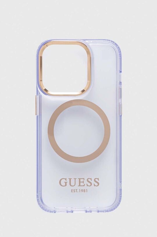 

Чехол для телефона iPhone 14 Pro 6,1 дюйма Guess, фиолетовый