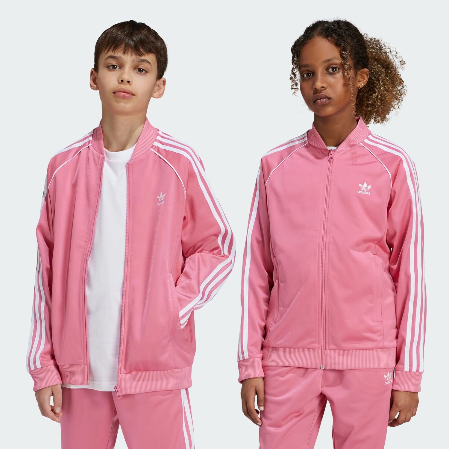 

Спортивный топ Adicolor SST для детей Adidas, цвет Rose Tone