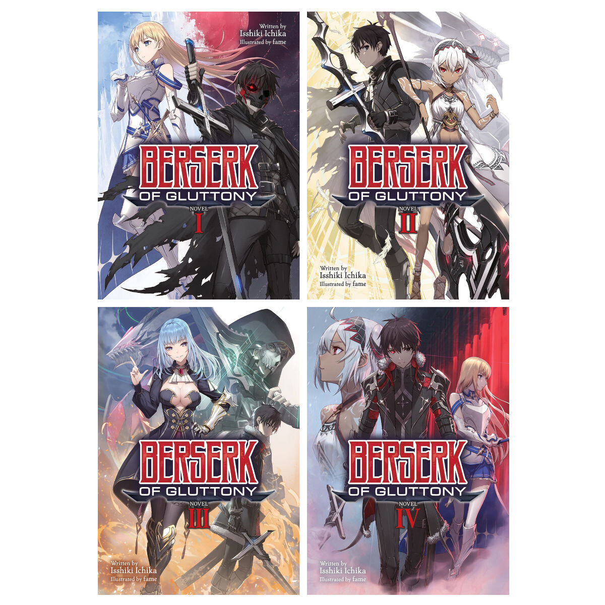 

Новелла Berserk of Gluttony Novel (1-4) Bundle