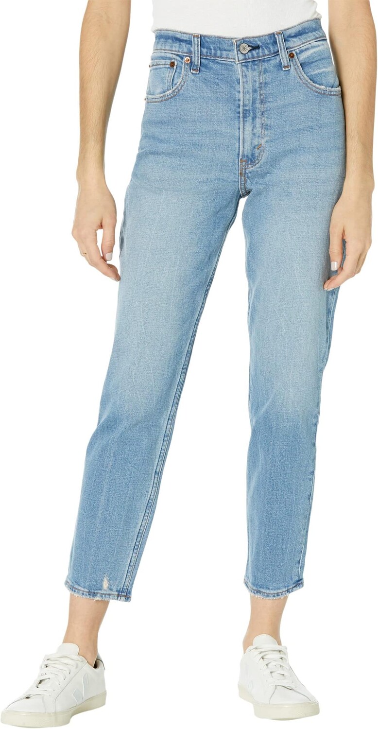

Джинсы High Rise Mom Jeans Abercrombie & Fitch, цвет Medium/Crease