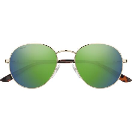 Подготовьте поляризованные солнцезащитные очки Smith, цвет Gold/Polarized Green Mirror