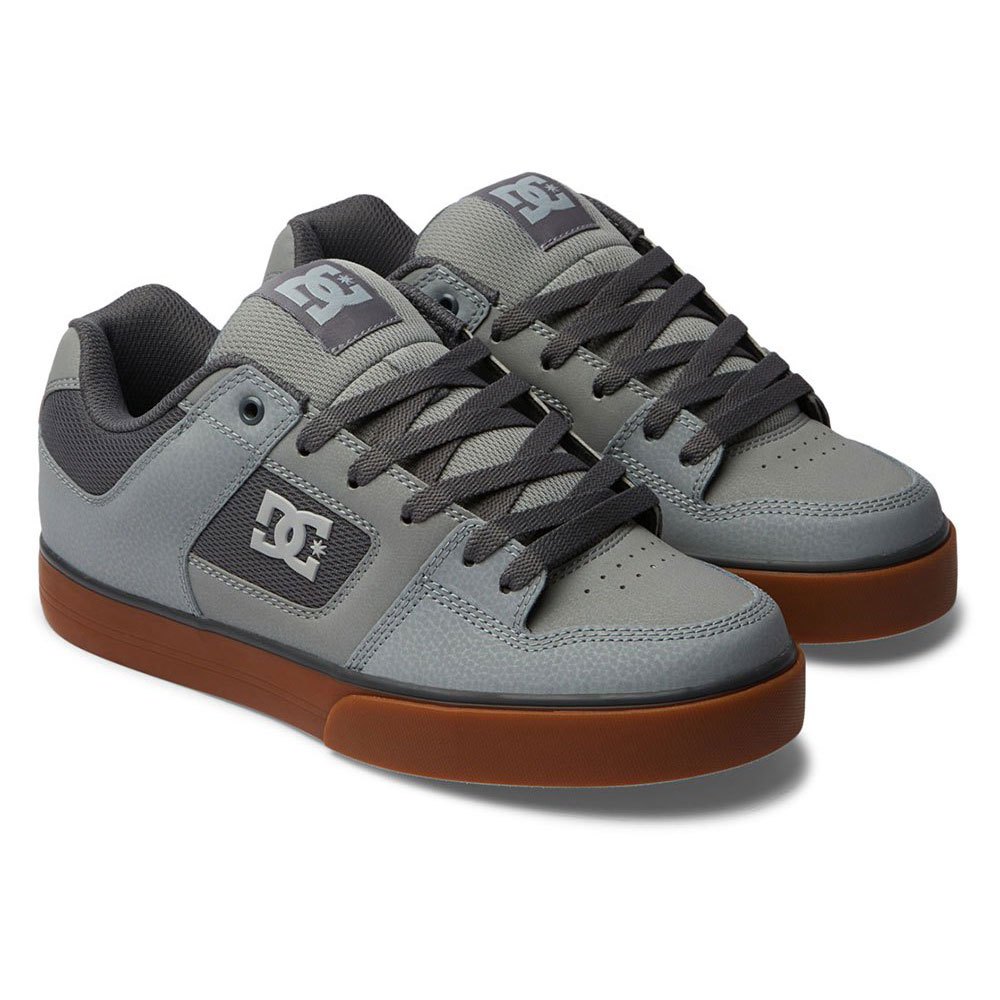 кроссовки dc shoes pure elastic серый Кроссовки Dc Shoes Pure , серый