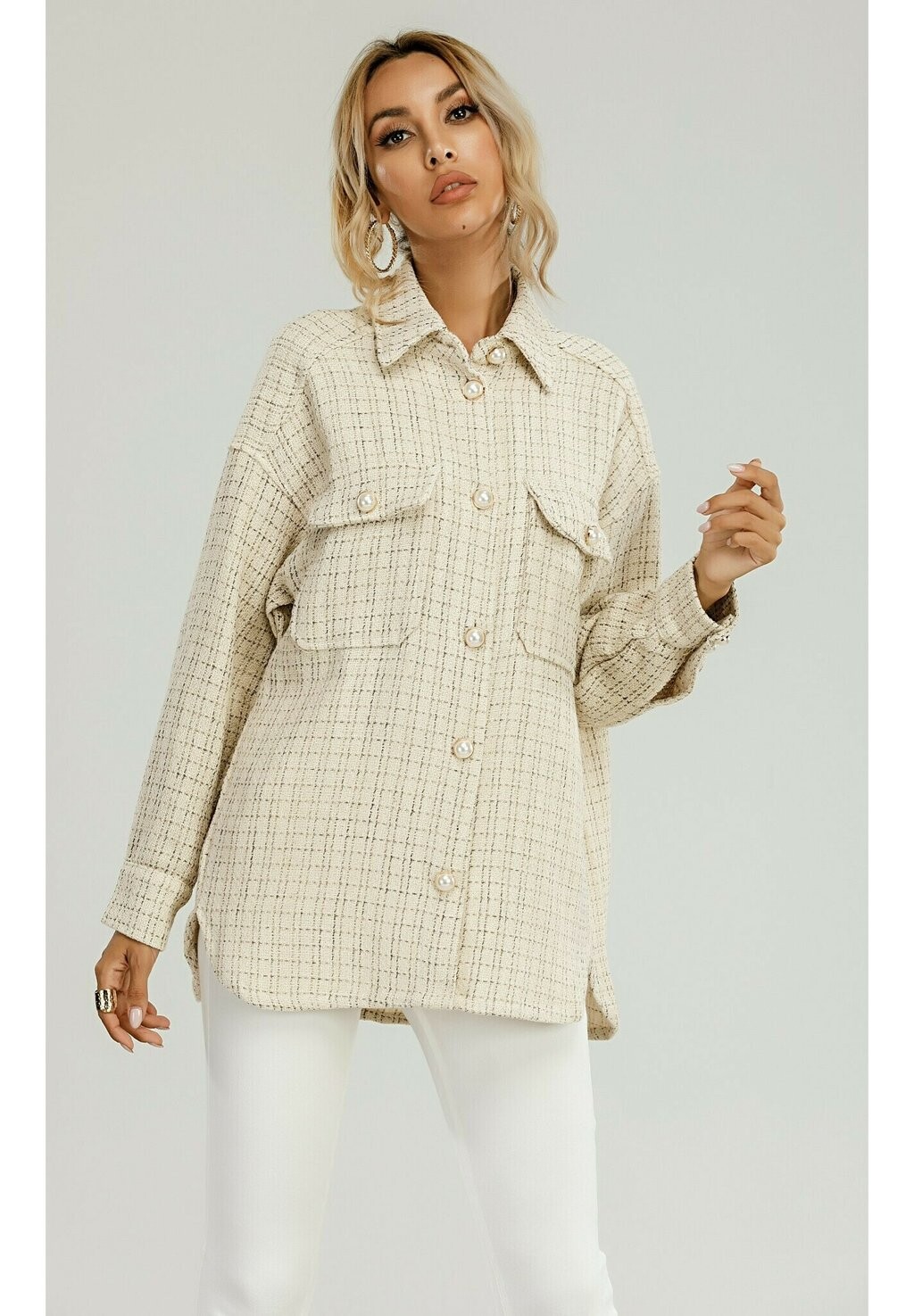 

Летний жакет FS Collection, кремовый