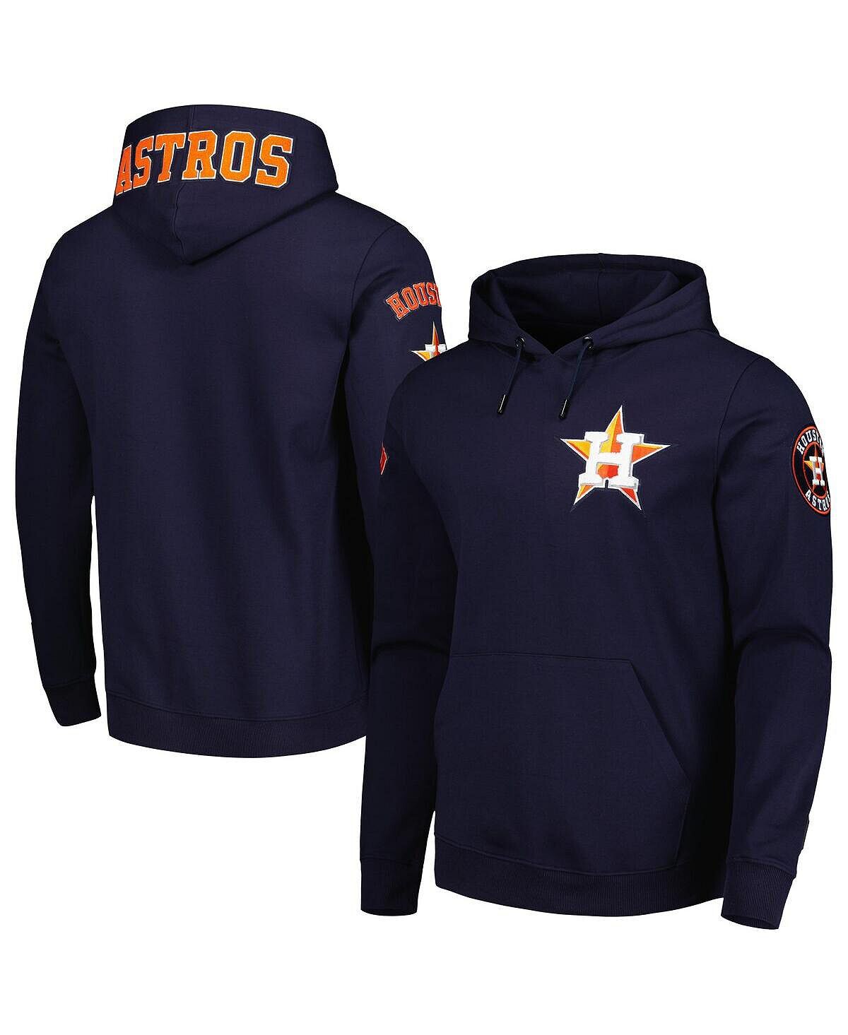 

Мужской темно-синий пуловер с капюшоном и логотипом Houston Astros Team Pro Standard