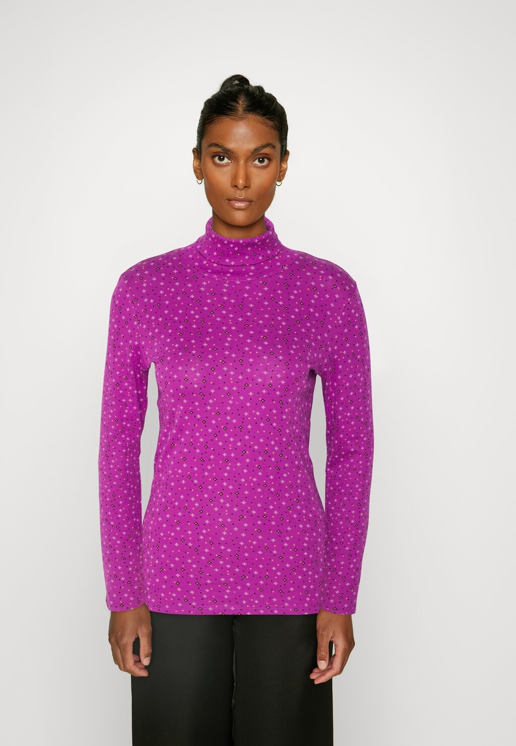 

Топ с длинными рукавами edc by Esprit, фиолетовый