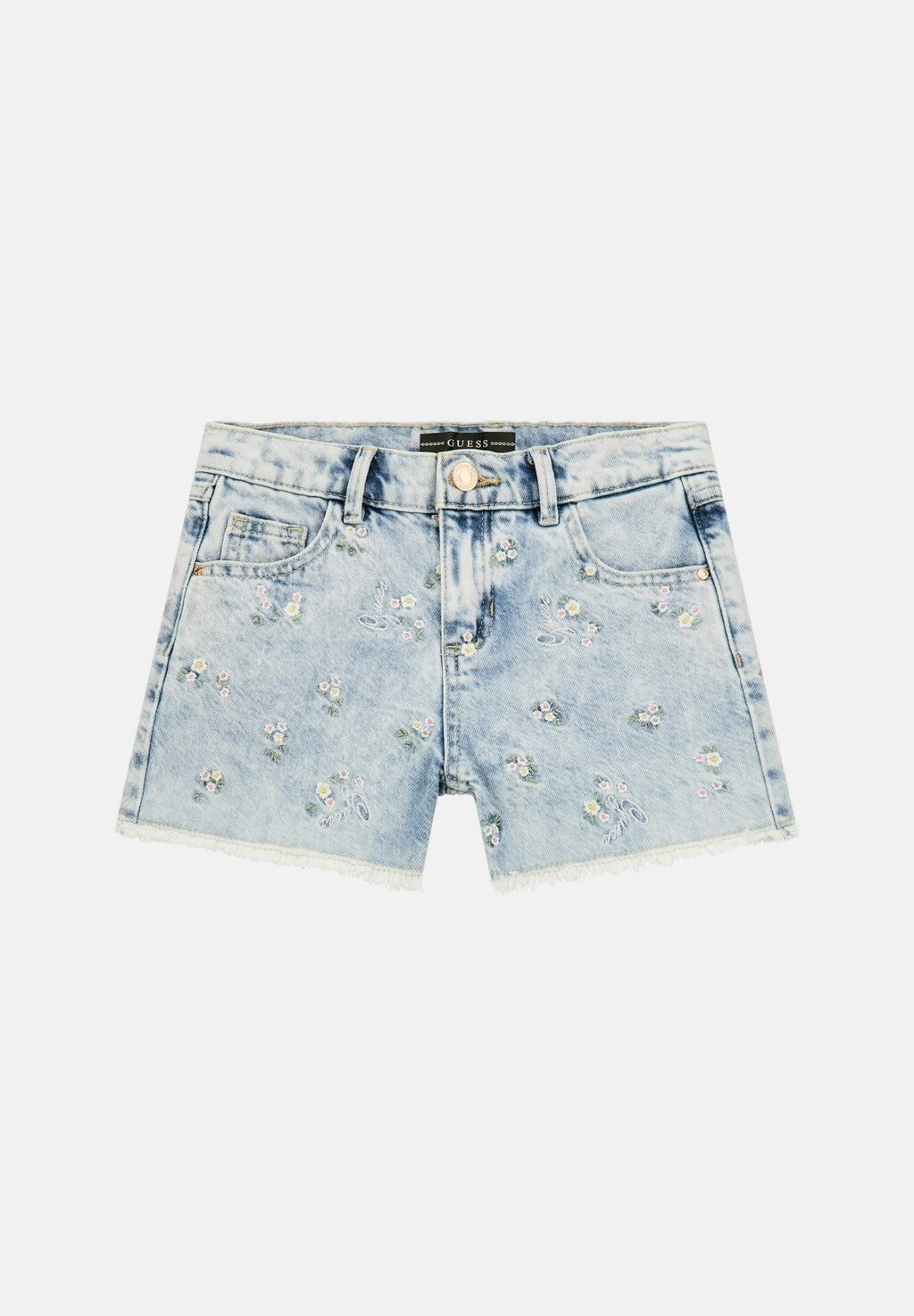 

Джинсовые шорты Stickerei Guess, синий