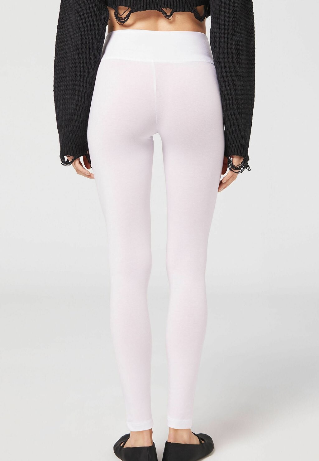 

Брюки SUPIMA, Leggings Calzedonia, белый