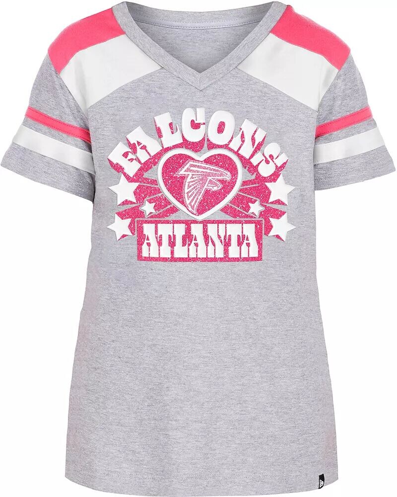 

Футболка New Era для девочек Atlanta Falcons с блестками и звездами