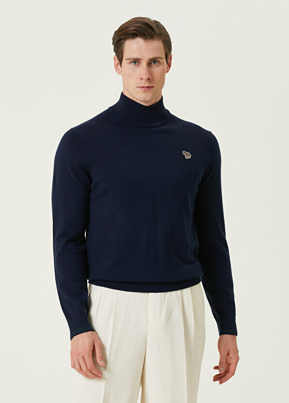 

Темно-синий свитер с высоким воротником PS by Paul Smith