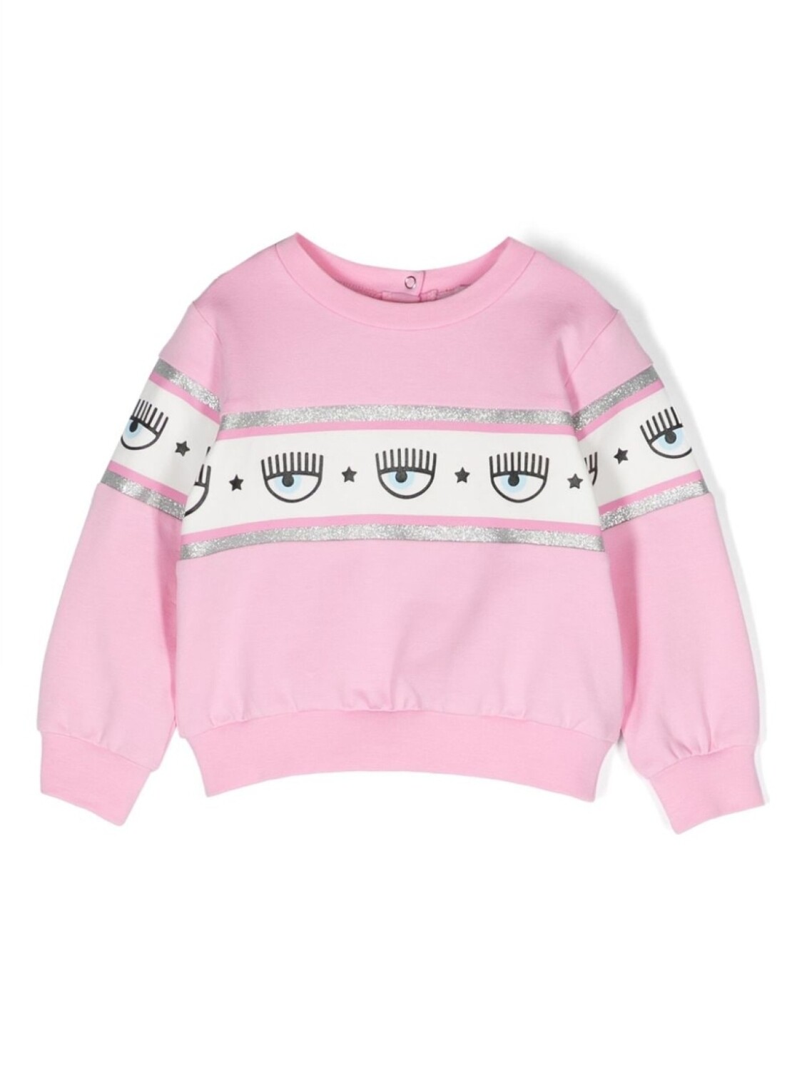 

Chiara Ferragni толстовка с длинными рукавами и узором Eyelike, розовый