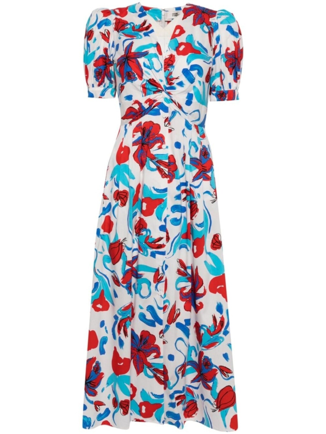 

DVF Diane von Furstenberg платье Heather, белый