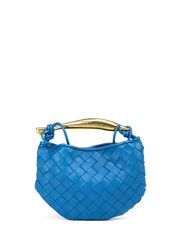 Мини-сардина синяя женская кожаная сумка Bottega Veneta сумка багет кожаная женская синяя lmr 5810 3j
