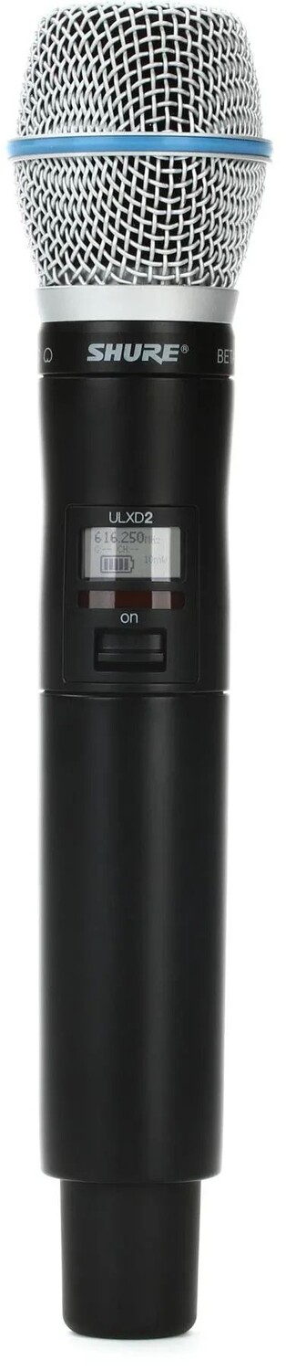 

Беспроводной ручной микрофонный передатчик Shure ULXD2/B87C — диапазон G50