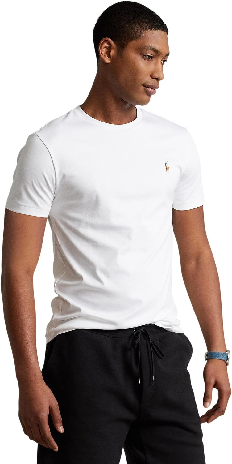 

Футболка классического кроя из мягкого хлопка Polo Ralph Lauren, белый