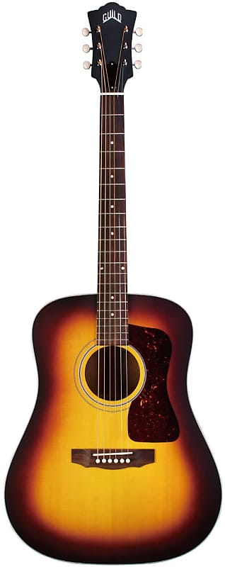 Акустическая гитара Guild D-40E ATB - All Solid, Sitka Spruce/Mahogany - Made in the USA - Antique Burst